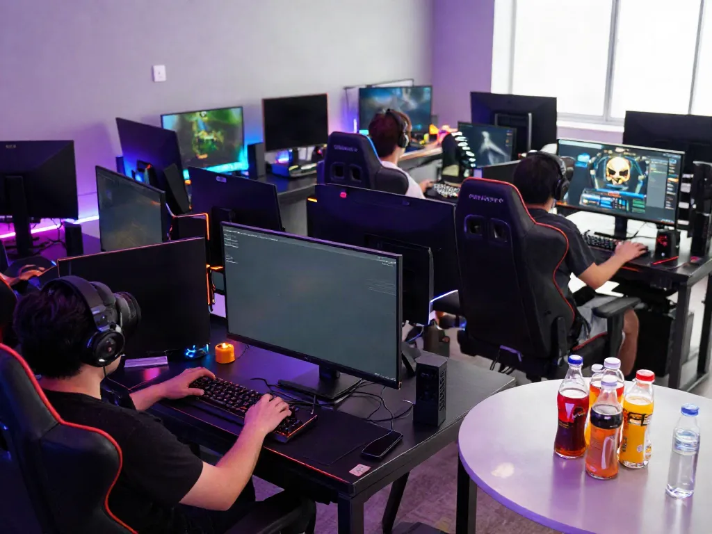 Exciting gaming atmosphere at https://manclub1.jp.net/ with players enjoying immersive experiences.