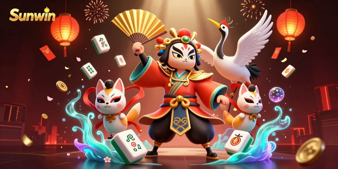 Experience thrilling action at Sunwin with dynamic, vibrant character and game elements in 3D.