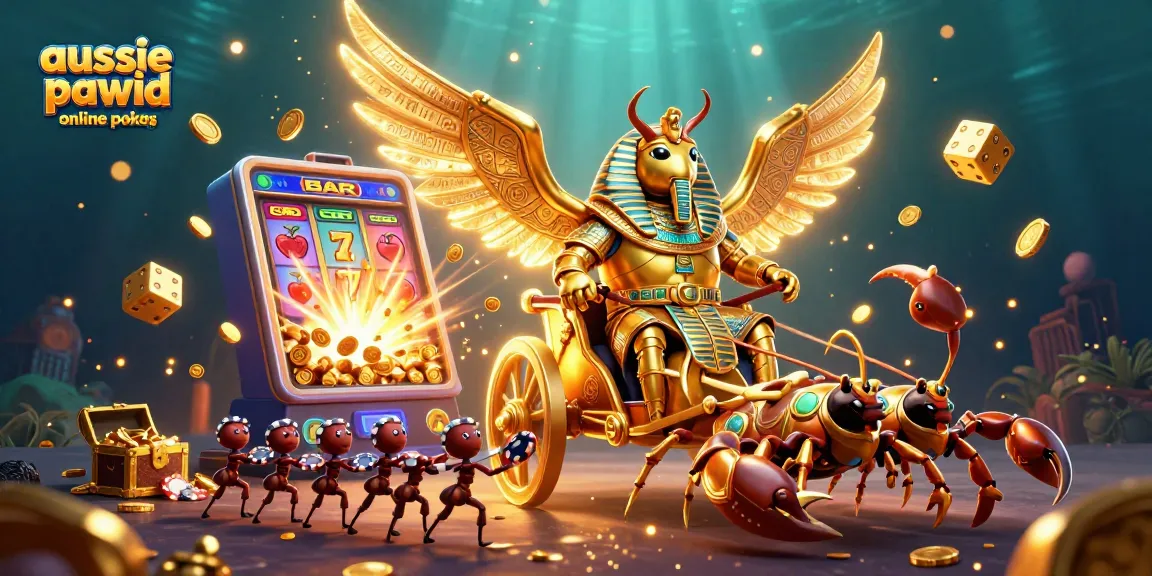 Play aussie payid online pokies with a dynamic scene of rich casino elements.