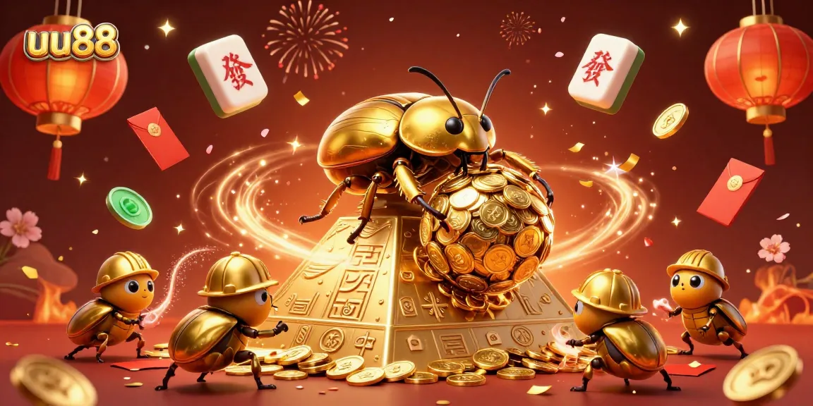 Experience the thrill of uu88 with dynamic 3D cartoon elements illustrating a vibrant casino scene.